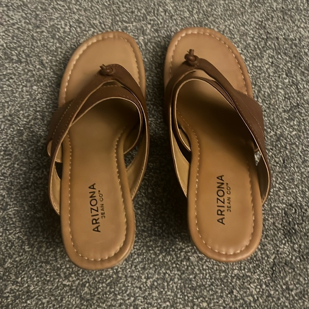 Open toed wedge shoes